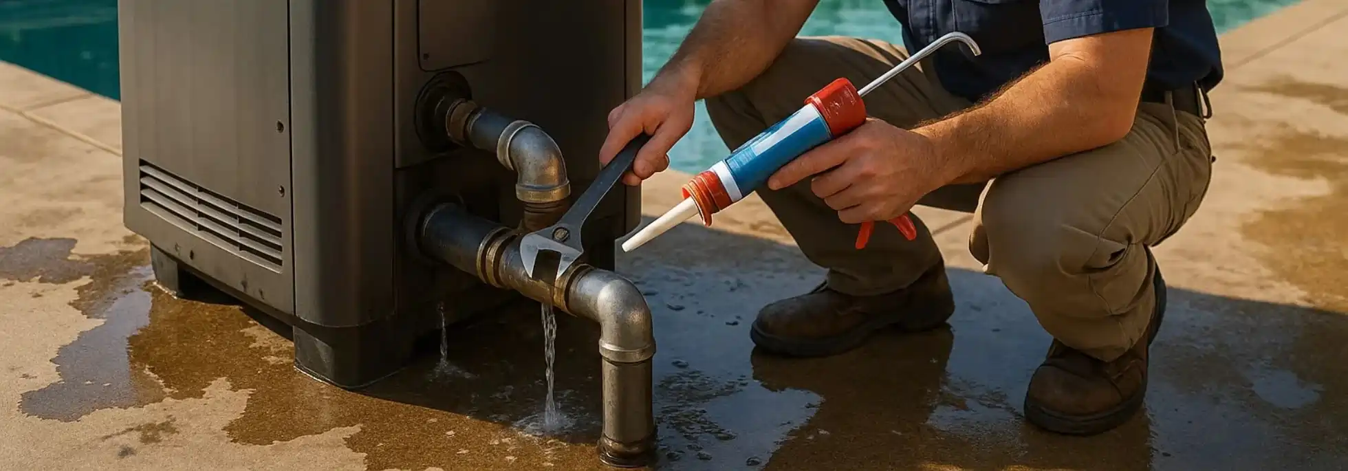  Pool Heater Leak Repair - HVAC Strathroy